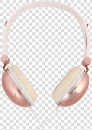 Rose Gold Headphone Png Image With Transparent Background   Gold Head Phone Png Transparent  Png Download