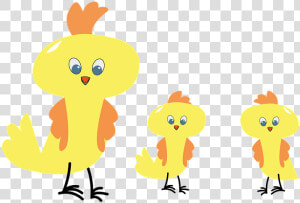 Chicken  Easter  Chicks  Spring  Small  Chickens   Cartoon  HD Png Download