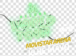 Maluma   F   A   M   E   World Tour 2019   Movistar   Maluma World Tour Logo 2019  HD Png Download