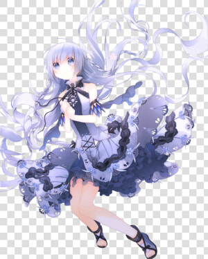 Anime Render By Karenpa Violet Anime Dress By Animedragon5 d7w1xgk   Anime Girl Violet Dress  HD Png Download