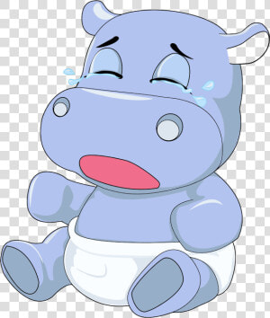 Head art organ   Hippo Crying  HD Png Download