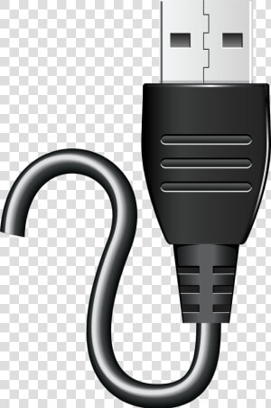 Usb Connector Png Clipart   Usb Cable Clipart  Transparent Png