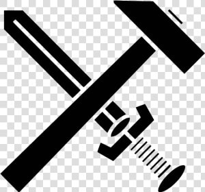 Strasserism Hammer And Sword   Sword And Hammer Symbol  HD Png Download