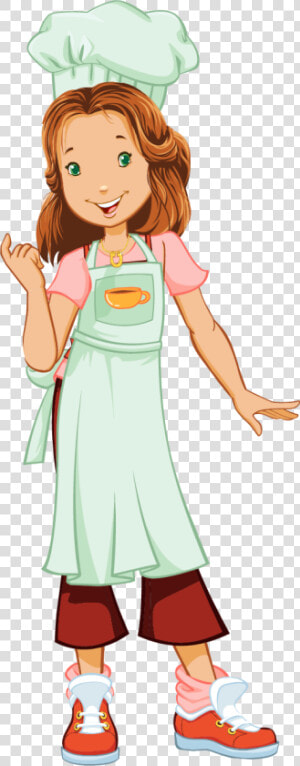 Muñequita Cocinera Muequitas61   Dibujo De Mujer Cocinera  HD Png Download