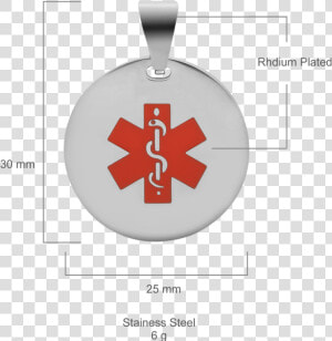 Emt Steel Pendant   Ambulance Word  HD Png Download