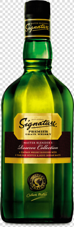 Signature Bottle   Signature Premier Grain Whisky  HD Png Download