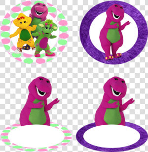 Barney Birthday Party Decorations  amp  Name Tags   Png   Barney Name Tag  Transparent Png