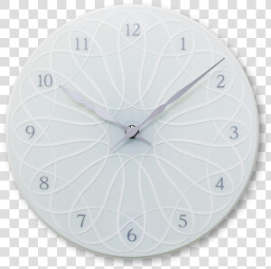 Arabesque white   Wall Clock  HD Png Download