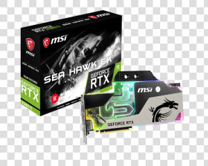 Msi 2080 Ti Seahawk Ek  HD Png Download