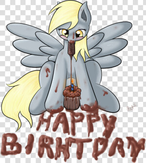 Derpy Hooves Rainbow Dash Pony Mammal Cartoon Vertebrate   Derpy Birthday My Little Pony  HD Png Download