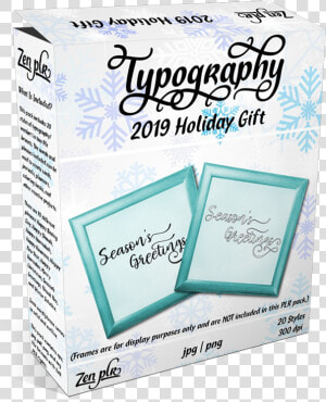 Zen Plr Typography 2019 Holiday Gift Wordart Product   Paper  HD Png Download