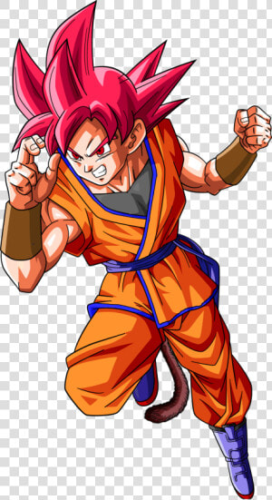 Super Saiyan God Png   Goku Super Saiyan God  Transparent Png