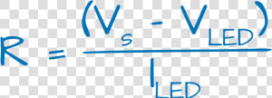 Led Resistor Formula  HD Png Download