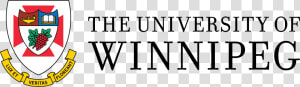 Uw Logo Left Stack Colour Black Type   University Of Winnipeg Logo  HD Png Download