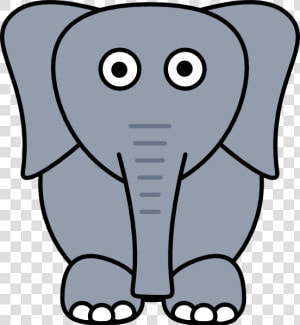 Transparent Elephant Clipart Png   Elefant Clipart  Png Download