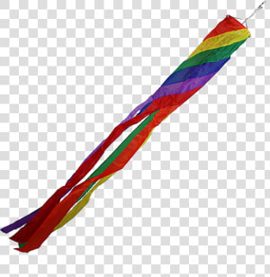 Image Of Diagonal Rainbow Windsock   Flag  HD Png Download