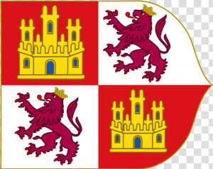 Spanish Flag 15th Century   Png Download   Crown Of Castile Flag  Transparent Png