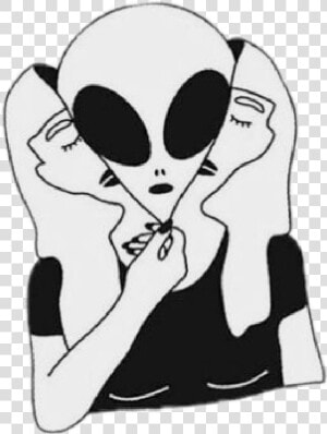  tumblr  freetoedit  girl  tumblrgirl  alien  space   Yourself Alien Png  Transparent Png