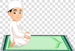 By Muslim Prayer Guide   Praying Islam Clipart  HD Png Download