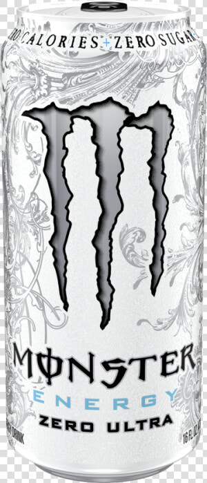 Monster Energy Drink Zero Ultra   Monster Energy Ultra Png  Transparent Png