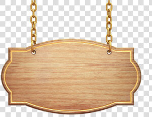 Wood Frame Png   Hanging Wood Sign Png  Transparent Png