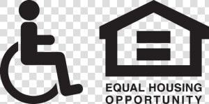 Fair Housing And Handicap Logo   Fair Housing And Ada Logo  HD Png Download