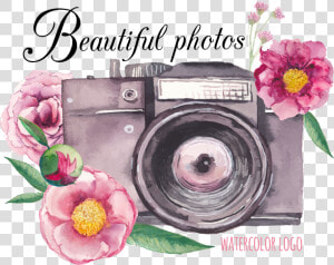 Vector Camera Flower Drawing Free Download Png Hd Clipart   Watercolor Clipart Camera Png  Transparent Png