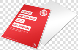 Big Sale Holiday Marketing Flyer Template Preview   Graphic Design  HD Png Download