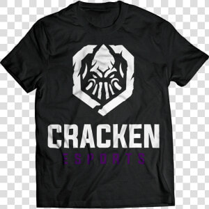 Playera Cracken Esports Negra   T Shirt Fugazi Officiel  HD Png Download