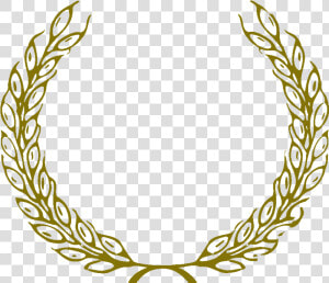 Logo Padi Vector Terbaru Download Psikolif   Laurel Wreath Gold Transparent  HD Png Download