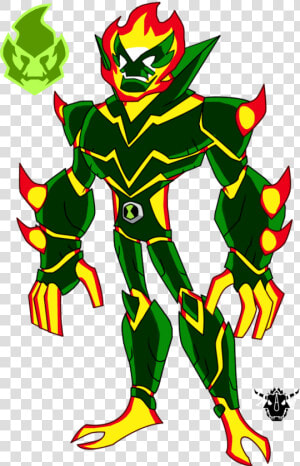 Ben 10 Biomnitrix Heatblast  HD Png Download