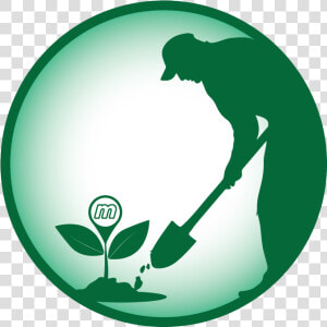 Here Is A Preview Of The 4 Badges Available For Hosts   Person Planting A Tree Vector  HD Png Download