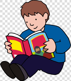 Clip Art Children Reading The Bible Clipart   Reading A Story Cartoon  HD Png Download