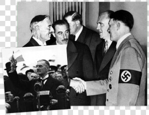 Hitler With British Prime Minister  HD Png Download