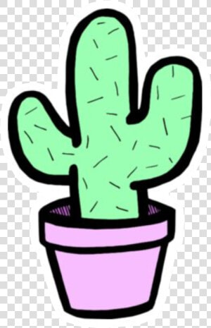 Tumblr Cactus Png Png Library Stock   Cactus Drawing  Transparent Png