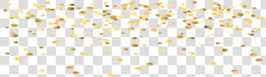 Falling Confetti   Transparent Black And Gold Confetti Background  HD Png Download