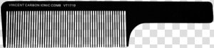 Vincent Carbon Flat Top Comb  HD Png Download