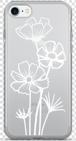 Pc123 White Cosmos 7 Mockup Back Iphone 7   Mobile Phone Case  HD Png Download