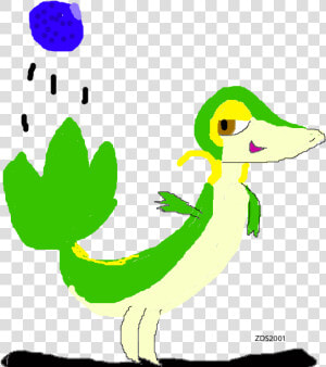 Playful Snivy   Cartoon  HD Png Download