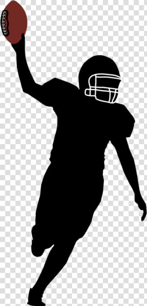 Nfl Chicago Bears Super Bowl American Football Player   Transparent Football Player Silhouette  HD Png Download