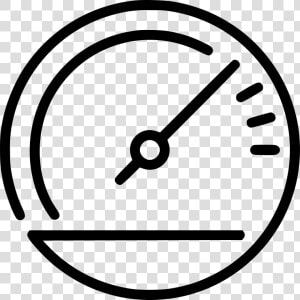 Speedometer Line Icon   Png Download   Speedometer Line Icon  Transparent Png