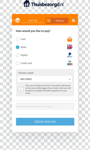 Popular Payment Methods At Just Eat Checkout  HD Png Download