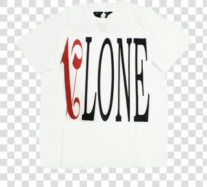 Vlone X Palm Angels Staple Tee Red white   Vlone Palm Angels Tee White  HD Png Download