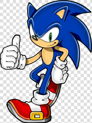 Neo Sonic Give You A Thumbs Up   Sonic Thumbs Up  HD Png Download