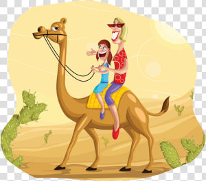 White Knights  Princesses  Ponies And Camels   Illustration  HD Png Download