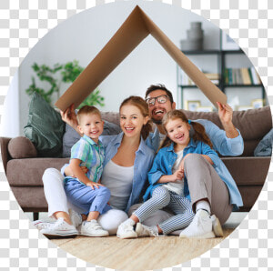 Happy Family Circle   Happy Family House  HD Png Download