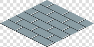 Grey Brick  Running Bond  Tile  Flooring  Diamond Shape   Floor Tiles Clipart  HD Png Download