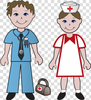 Doctor Free Clip Art Of Doctors And Nurses Nurse Clipart   Doctor And Nurse Clipart  HD Png Download