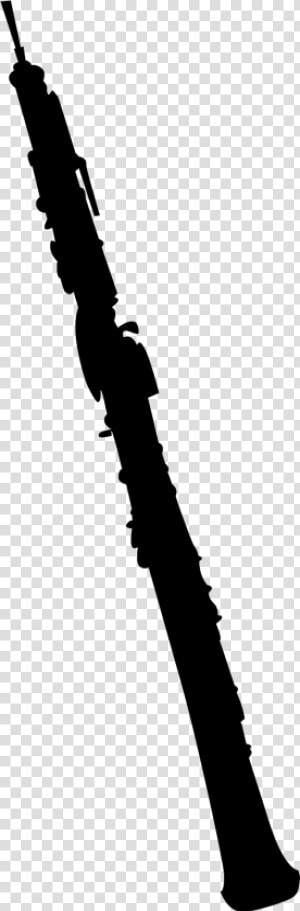 Silhouette Oboe Clip Art  HD Png Download