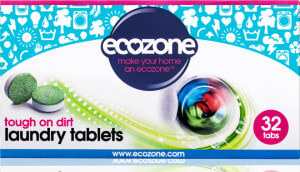 Ecozone Laundry Tablets Bio   Ecozone Laundry Tablets X 32  HD Png Download